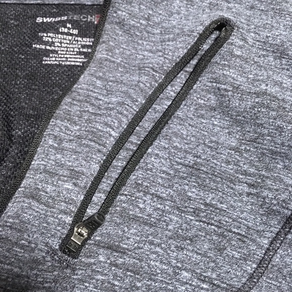 JACKET SWESS TECH MED 38/40 GRAY QUARTER ZIP - Picture 5 of 10